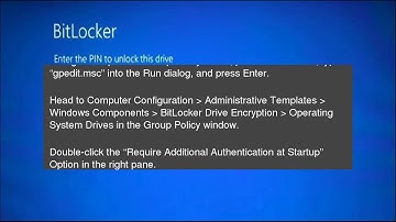 How to Enable a Pre-Boot BitLocker PIN on Windows