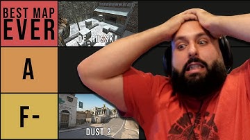 I RANKED EVERY COUNTER-STRIKE MAP EVER!!!