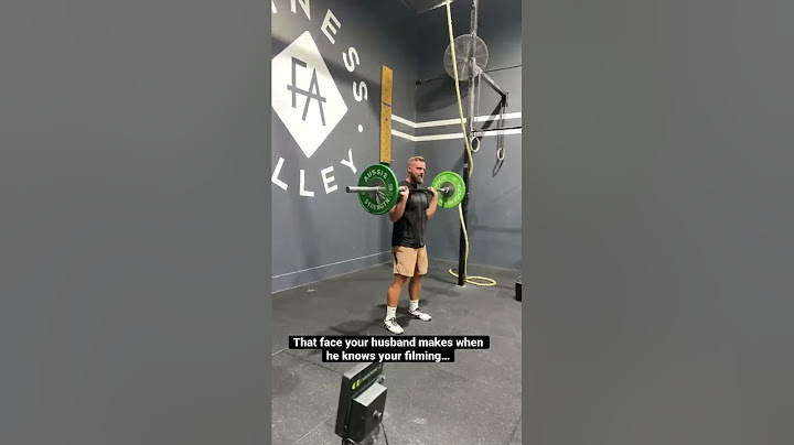 That face your husband makes when you film him working out… 🤣