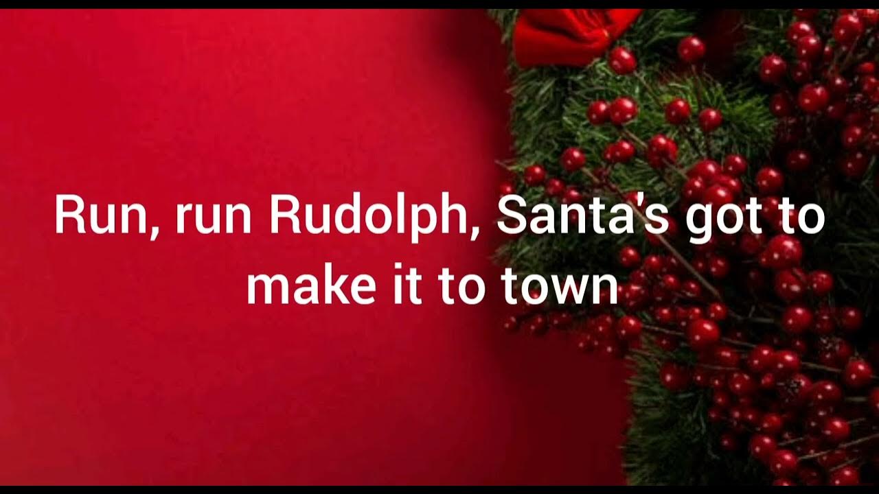 Chuck berry run rudolph run lyrics youtube
