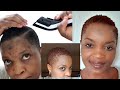 short natural hair transformation/how to dye your hair without bleach