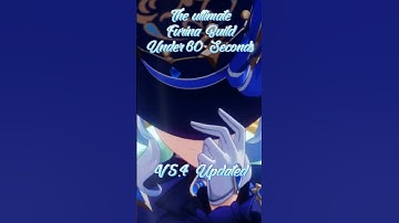 Furina Build Under 1 minute | Elemental Odyssey | #shorts #furina #genshinimpact #genshinimpactedit