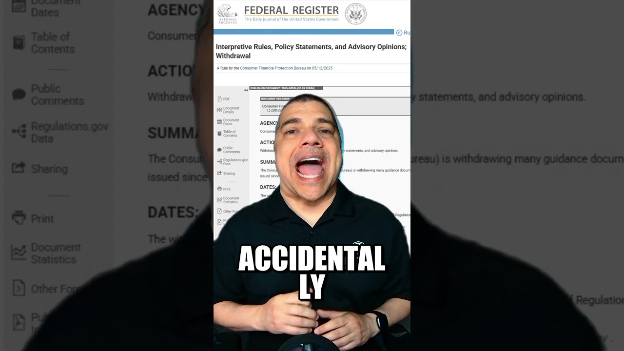 CFPB Withdraws Protections