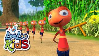 The Ants Go Marching and More Nursery Rhymes 🐜 | LooLoo Kids | Toddler Videos