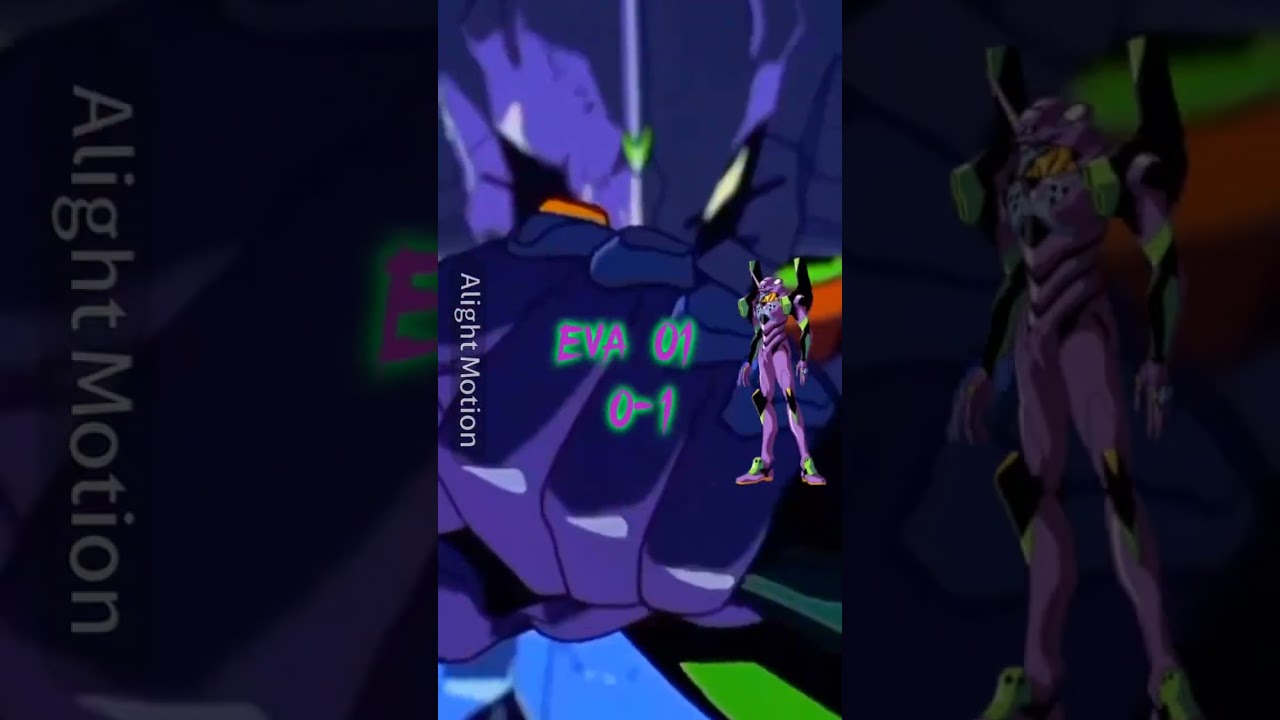Eva unit 01 vs FW and MV Godzilla 