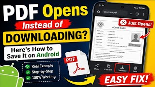 PDF Opens Instead of Downloading? Here is how to save it on Android. screenshot 4