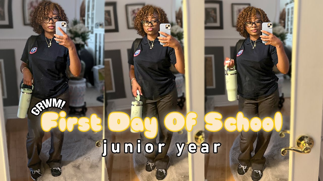 Get Ready With Me for the first day of school VLOG - YouTube