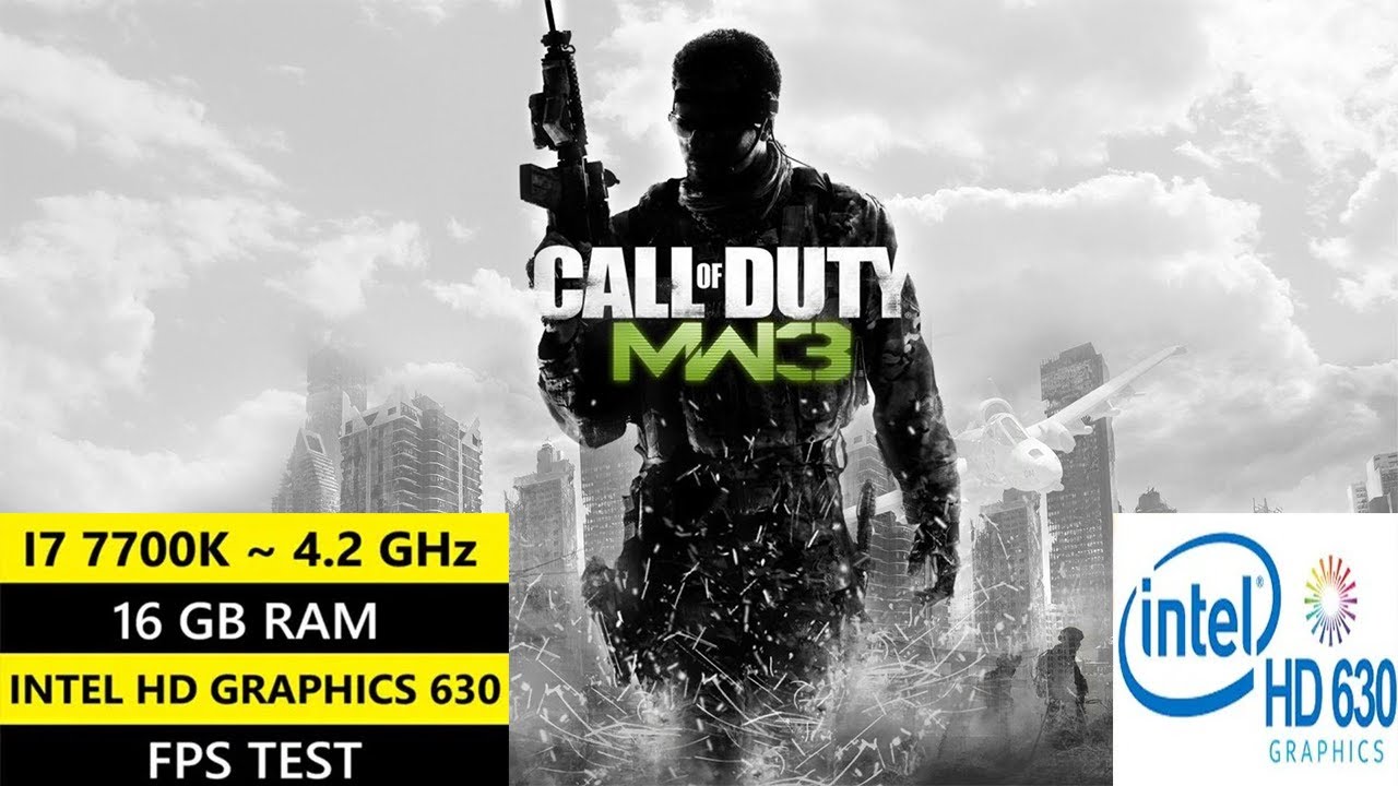 Call of Duty MW3 on Intel HD 630 — Smooth 60 FPS Gameplay!