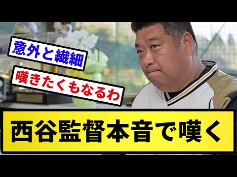 【大変やな...】西谷監督本音で嘆く【反応集】【プロ野球反応集】【2chスレ】【5chスレ】
