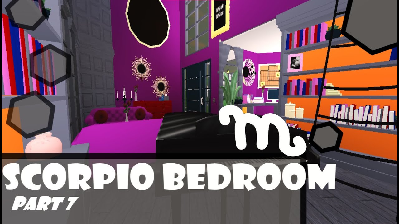 Scorpio Bedroom Zodiac Village Part 7 Roblox Bloxburg Speedbuild