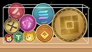 BITCOIN MERGE 2048 - Watermelon Game (Drop to Merge) Satisfying Mobile Games, 2048 Balls Gameplay screenshot 4