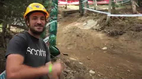 Champery course walk 2010 downhill world cup with ...