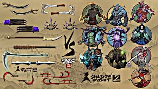 Shadow Fight 2 | All Underworld Boss Weapons vs Underworld Bosses screenshot 4