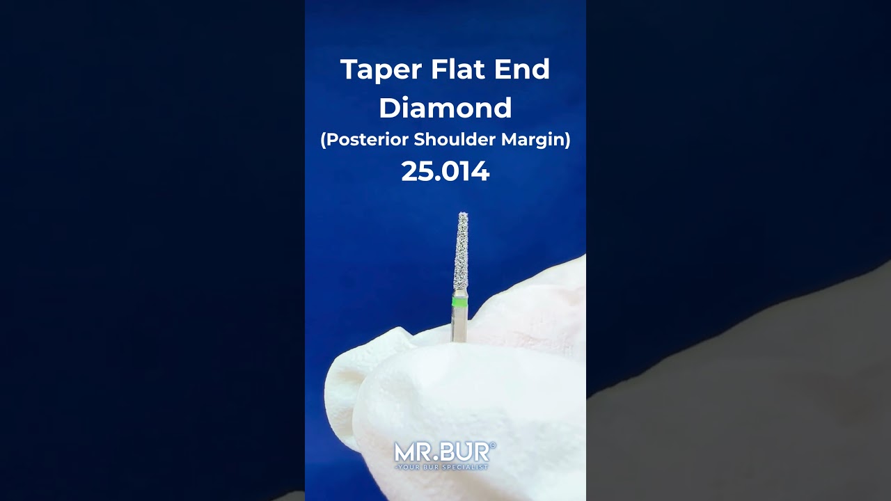 Taper Flat End Bur | Diamond Dental Bur