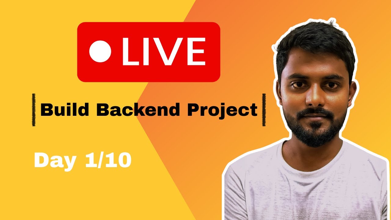 Day: 01/10 | Build Backend Project | Task Tracker Application - YouTube