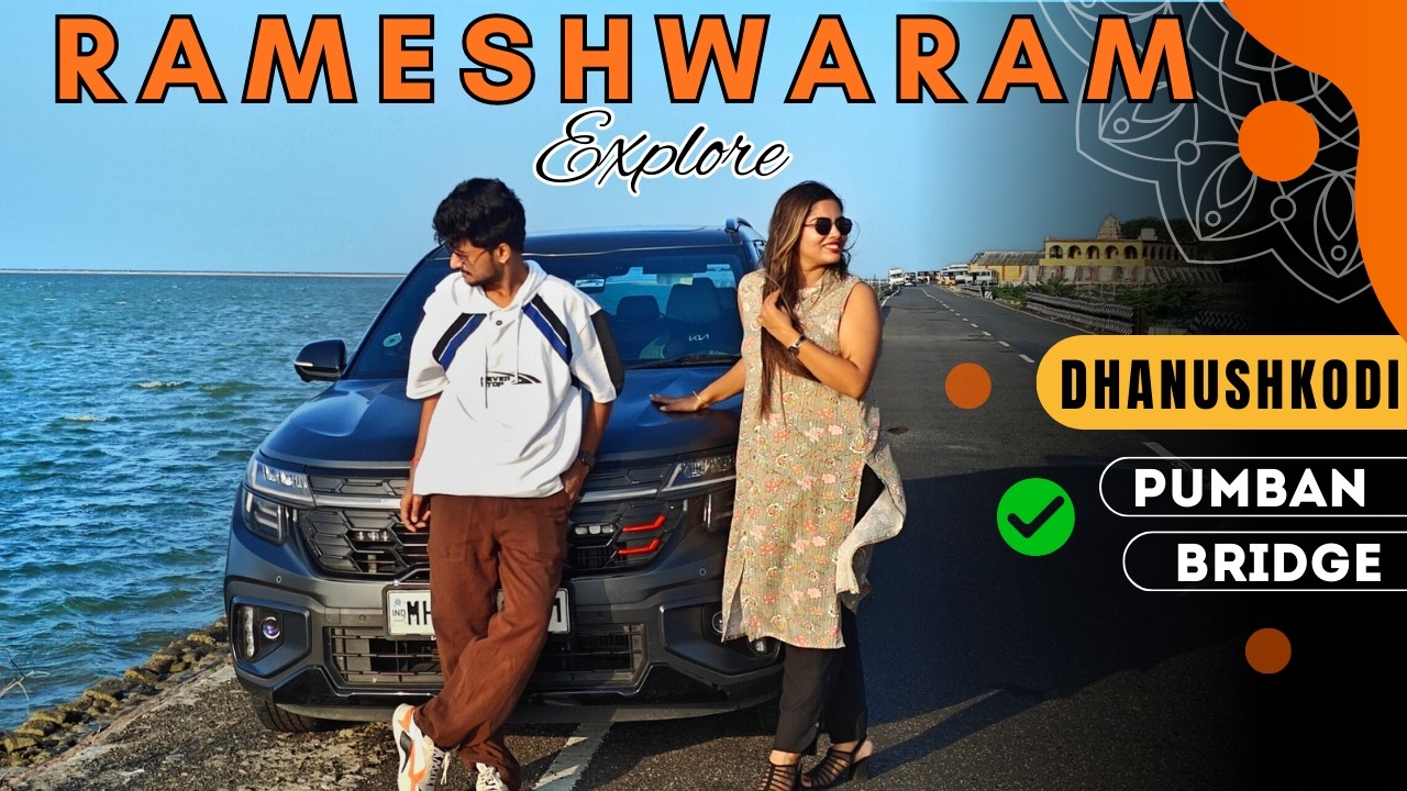 Rameshwaram Road Trip 🚗 | Pamban Bridge to Dhanushkodi | Ramanathaswamy Temple Darshan