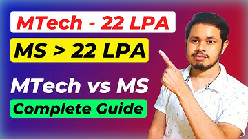MTech vs MS after GATE | Which is better? | Difference between MTech & MS | GATE CSE 2022