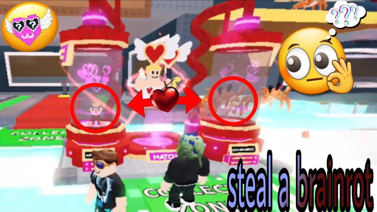Любов между брейнроти в Steal a brainrot. 💘 