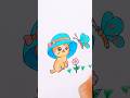 #howtodraw a cute #cat with  #butterfly having playtime #kitten #drawing #art #ytshorts #viralvideos