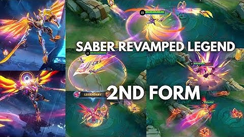 SABER LEGEND SKIN CODENAME STORM REVAMPED NEW DISPLAY ANIMATION AND GAMEPLAY! 