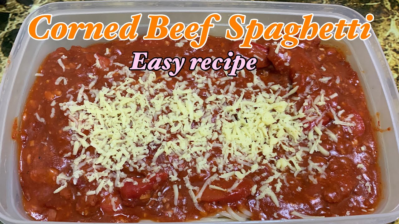 LUTONG BAHAY EASY CORNED BEEF SPAGHETTI | Reynabin Lee - YouTube