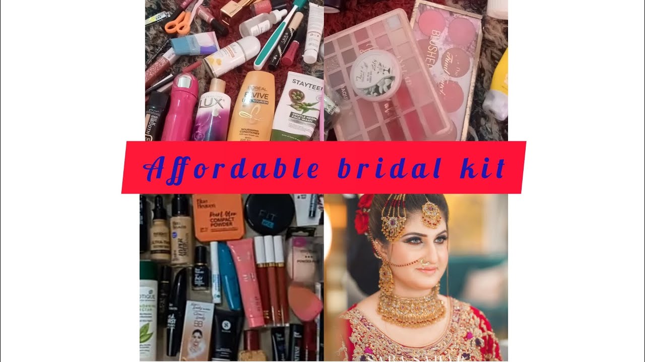 My Bridal Makeup kit Affordable bridal makeup kitwedding prepration