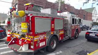 FDNY Engine 96 acting 63 responding to a EMS call 9-4-23