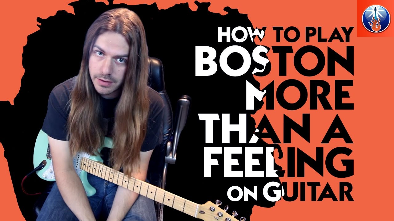How to Play Boston More Than A Feeling On Guitar More Than A Feeling Guitar Chords YouTube