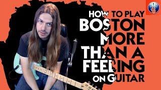 Video thumbnail of "How to Play Boston More Than A Feeling On Guitar - More Than A Feeling Guitar Chords"