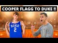 DUKE BASKETBALL LANDS BEST RECRUIT IN HS | Cooper Flagg Commits To Duke