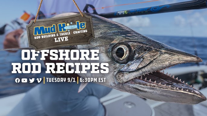 Conventional Saltwater Fishing Rod Recipe for Live Bait & Trolling Offshore