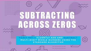 Subtraction Across Zeros