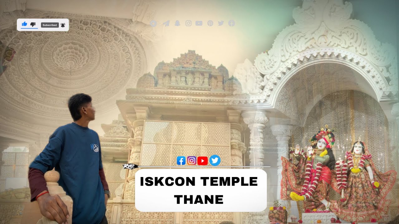 Iskcon Temple Thane Radha Krishna Mandir || part 1 || ayushvlogs04 ...