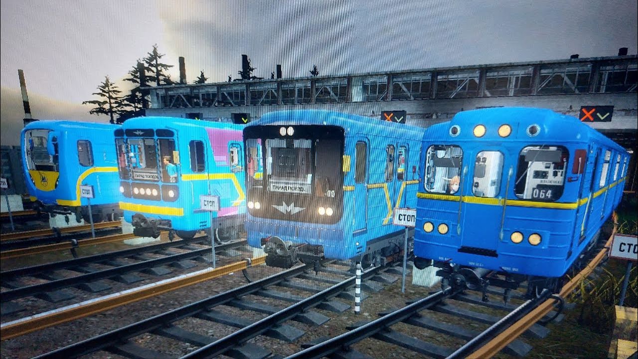 Garry's Mod Metrostroi Парад поїздів та екскурсійна поїздка на честь 65 річчя київського метро!