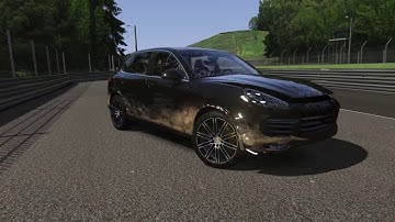 Porsche Cayenne Turbo S huge crash Speeding at Imola Assetto Corsa