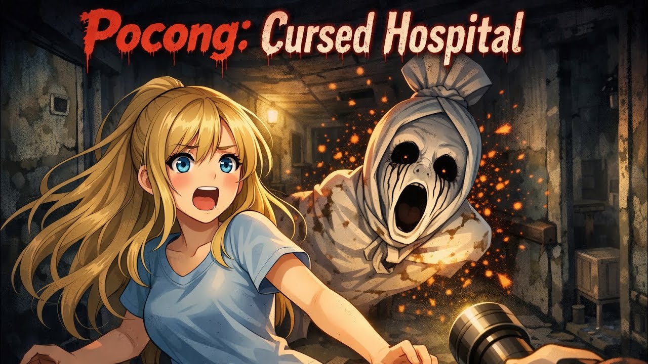 Dübörög a hulláktól a hullaház! 😱 | Roblox Pocong: Cursed Hospital