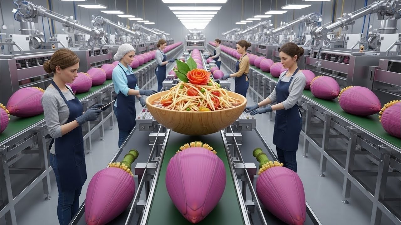 World's Biggest Banana Blossom Factory – Full Production Line