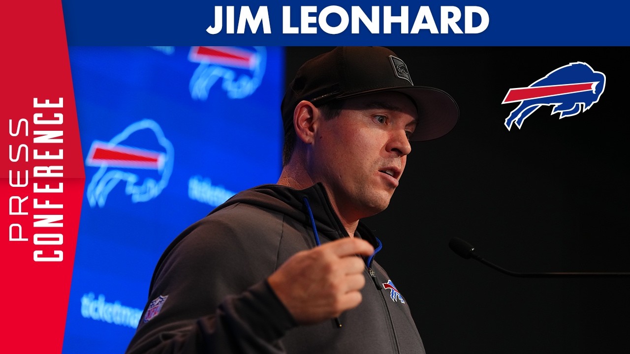 Jim Leonhard Discusses The Matchup With Houston, Personality of Bills Defense, And More
