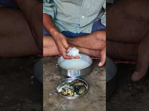 kalara puda au pakhala bhata |#shorts #villagefood