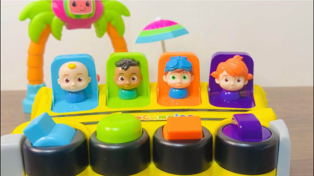 Asmr Cocomelon Pop & Play Pals - Unboxing Toys & Review
