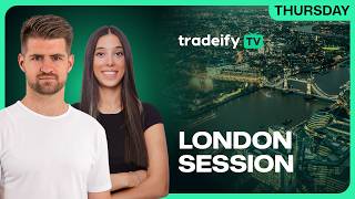 LONDON SESSION LIVE! Futures Trading | Tradeify TV | THURSDAY 9/10/26