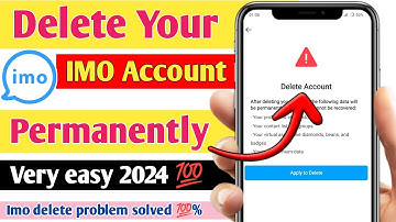 Imo account delete kaise kare | How to Delete Imo Account Permanently 🔥🔥