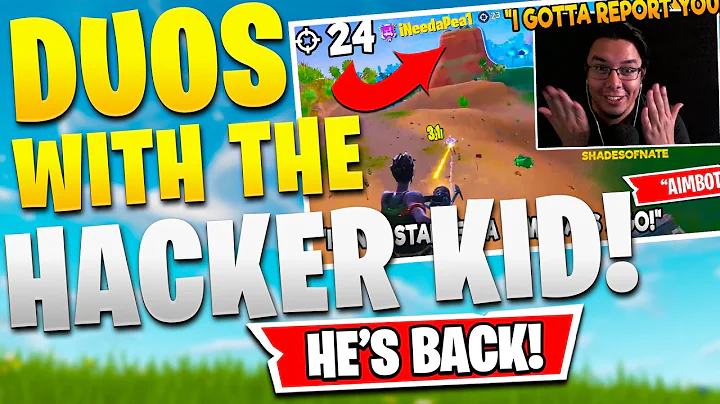 Duos with the Kid Hacker in Fortnite! (Aimbotting in Fortnite) - Fortnite Battle Royale