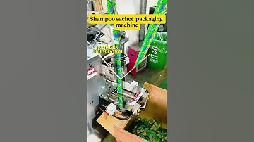 shampoo sachet bag automatic packaging machine #shampoosachetpackingmachine