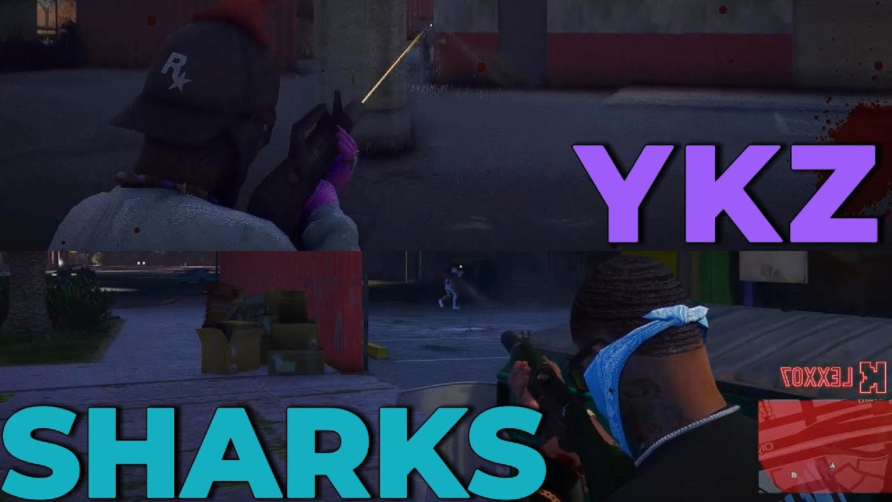 TIROTEO YAKUZA vs SHARKS & LSPD En El Medio | ARM4S LARGAS | DOVUX LIFE GTARP