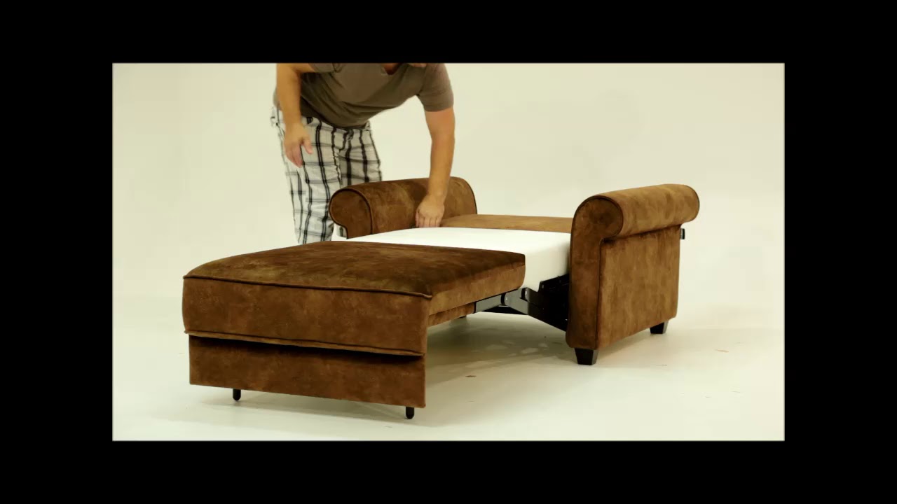 Casey Cot Size Sleeper Chair YouTube