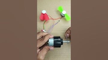 Two dc motor fan free energy generator mini project #shorts #freeenergy #fan