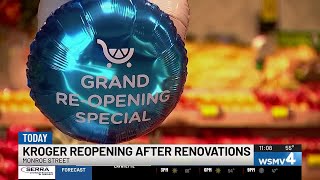Kroger reopens in North Nashville
