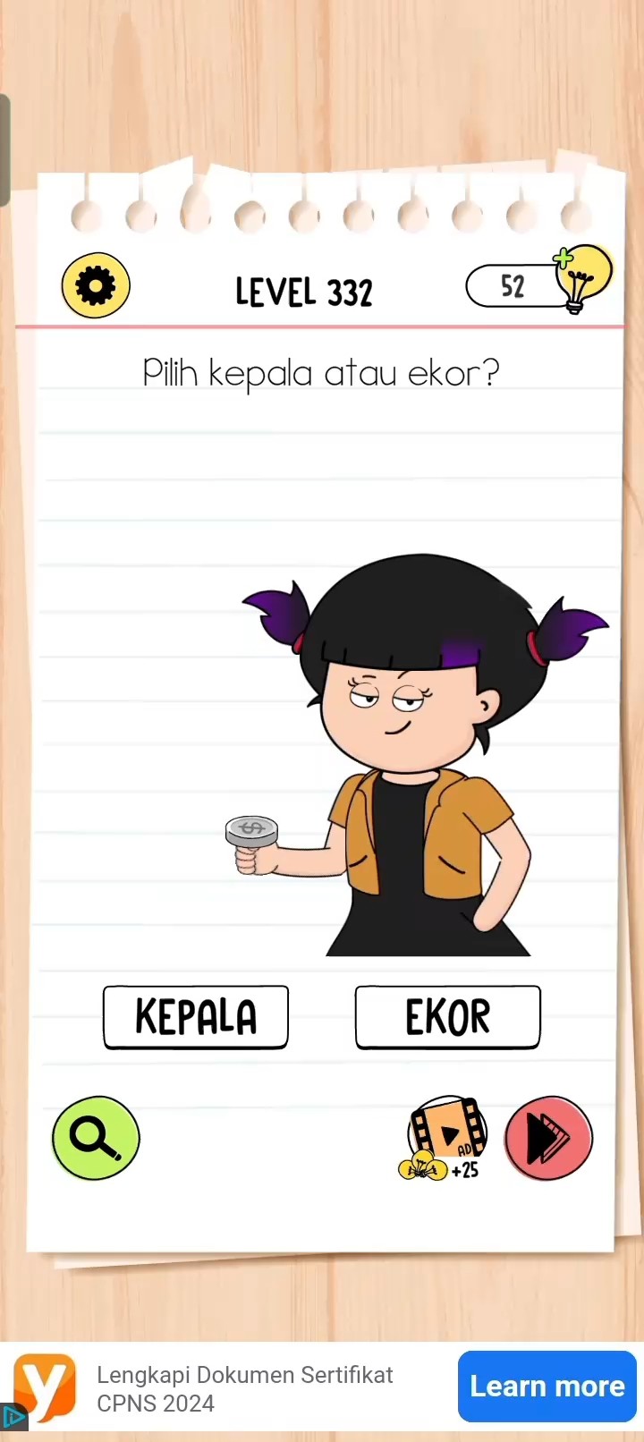 Brain test 4 level 332 #kuncijawabanbraintest #braintest