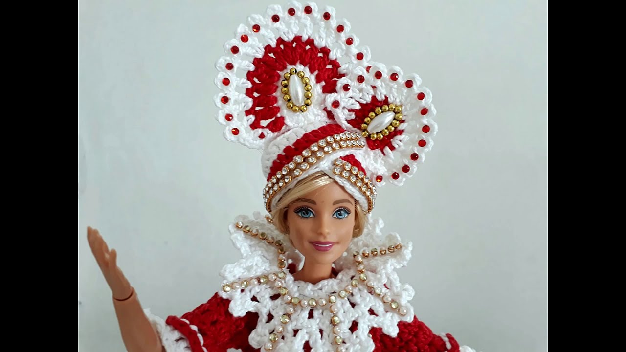 Barbie na Ala das Baianas no Carnaval Brasil 2020 - Crochê Para Bonecas Com Pecunia MillioM